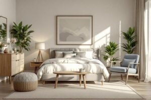 how to arrange furniture in a small bedroom