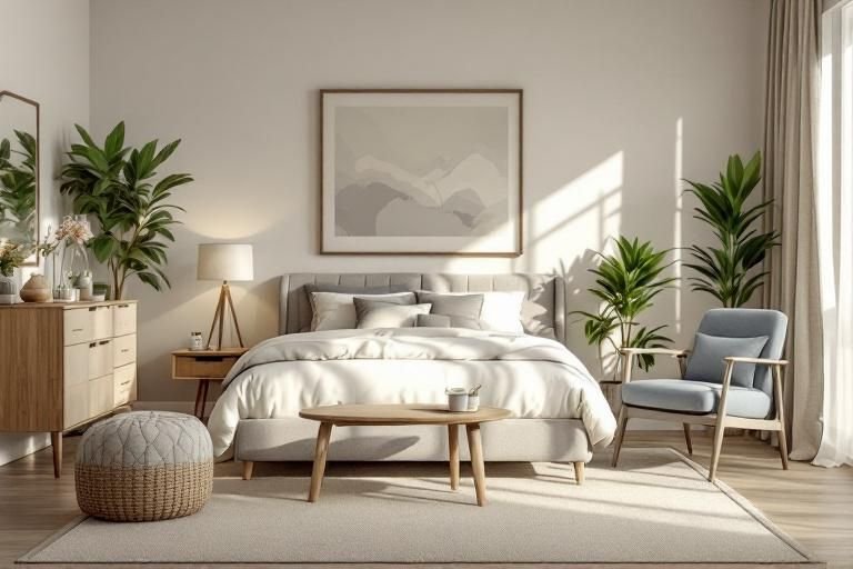 how to arrange furniture in a small bedroom