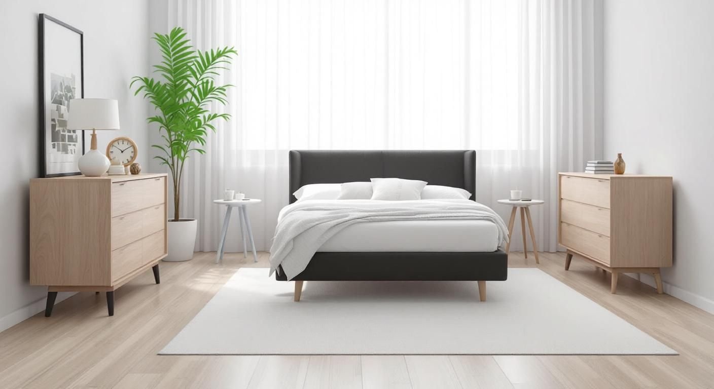 how to arrange furniture in a small bedroom